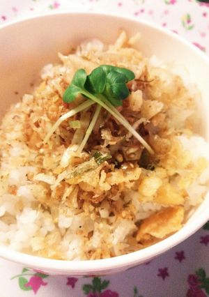 天かす(揚げ玉)とかつお節の塩ふりかけ-レシピのメイン写真