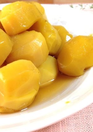 ホクホク、栗の甘露煮-レシピのメイン写真