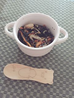 カミカミ期♡取り分けで作るひじきの煮物-レシピのメイン写真