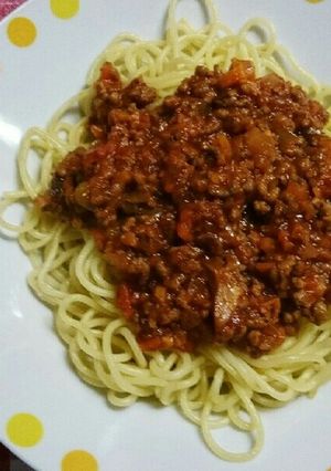 我が家の簡単☆ミートソーススパゲティ-レシピのメイン写真