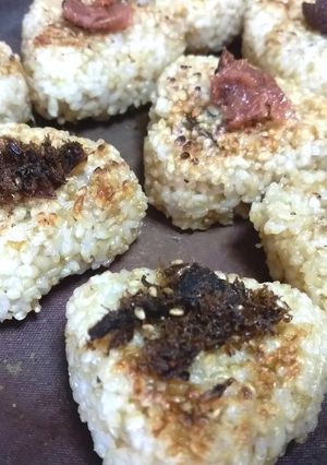 ふじっ子煮　おかか昆布の焼きおにぎり-レシピのメイン写真