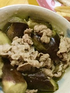 牛肉と茄子の煮浸し風-レシピのメイン写真
