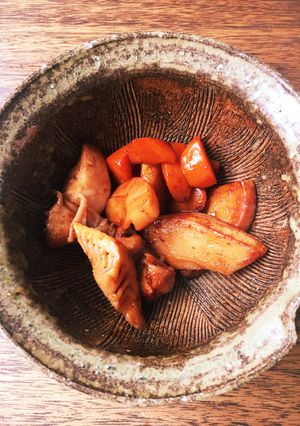 簡単美味☆鶏肉とたけのこの酢煮-レシピのメイン写真