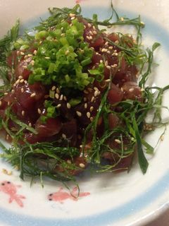 カツオの漬けタタキ-レシピのメイン写真
