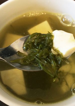 豆腐とめかぶのスープ-レシピのメイン写真