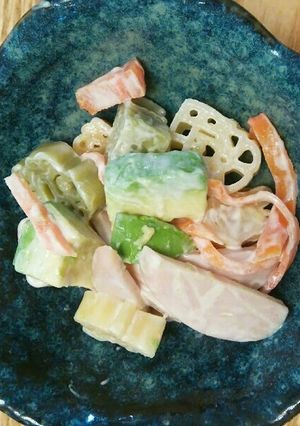 アボカドマカロニサラダ。-レシピのメイン写真