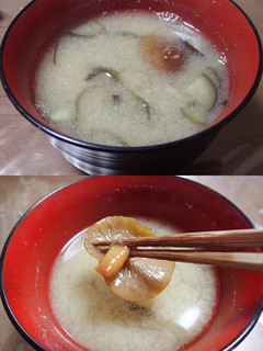 3種キノコと茄子の味噌汁・激旨です-レシピのメイン写真