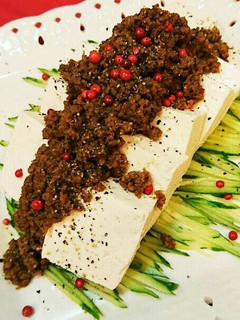レンジで簡単♪肉味噌の麻婆豆腐冷奴サラダ-レシピのメイン写真