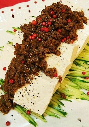 レンジで簡単♪肉味噌の麻婆豆腐冷奴サラダ-レシピのメイン写真