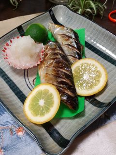 秋の味覚 サンマの塩焼き!!-レシピのメイン写真