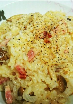 超簡単！！炊飯器できのこのリゾット-レシピのメイン写真