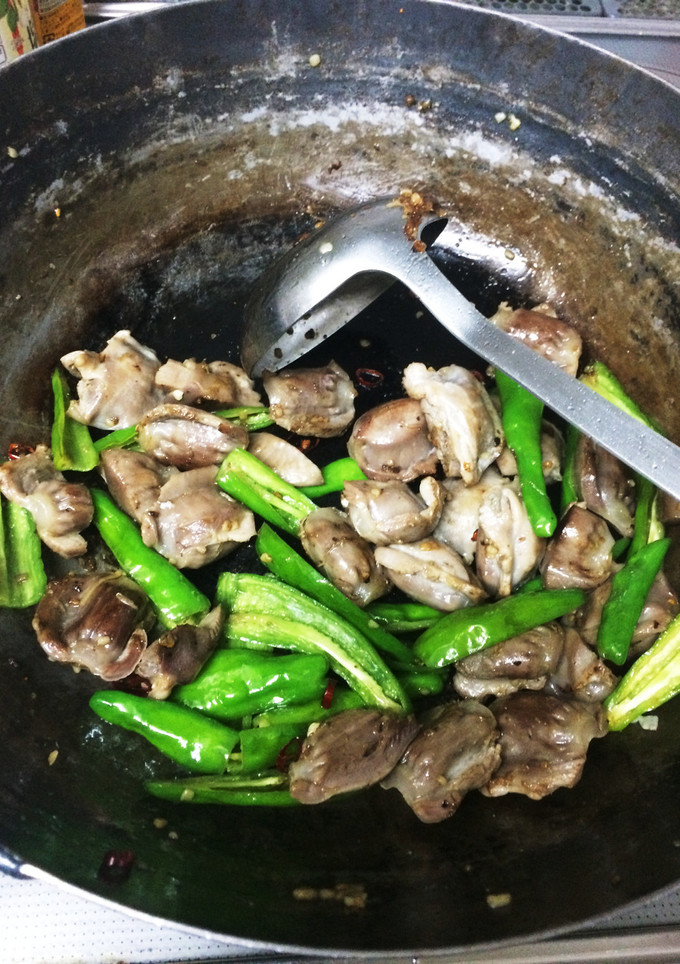 煮込み砂肝とししとう炒め-レシピのメイン写真