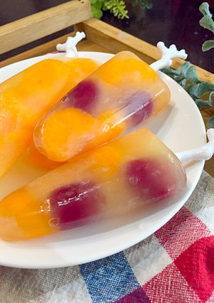 新食感☆コロログミ入りアイスキャンディ☆-レシピのメイン写真