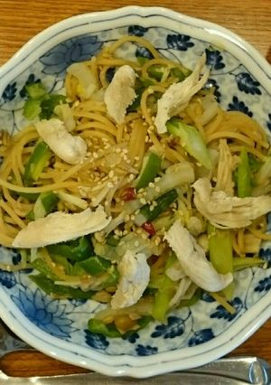 ねぎ味噌パスタ-レシピのメイン写真