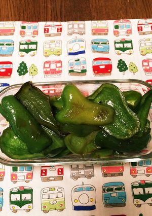 焼きピーマンの簡単マリネ-レシピのメイン写真