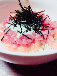 マグロとサーモンのふわっとどんぶり-レシピのメイン写真