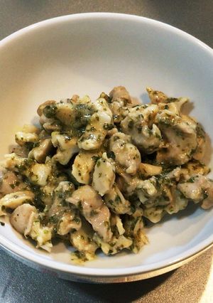 鶏胸軟骨梅肉炒め-レシピのメイン写真