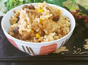 ツナとコーンの♥バター醤油炊き込みご飯-レシピのメイン写真