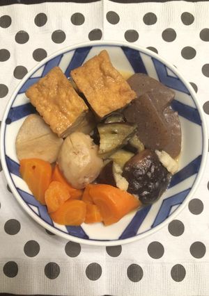 厚揚げと野菜の煮物-レシピのメイン写真