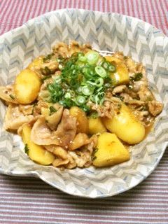 じゃがいもと豚バラの甘辛炒め-レシピのメイン写真