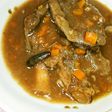 牛すね肉のみそ赤ワイン煮