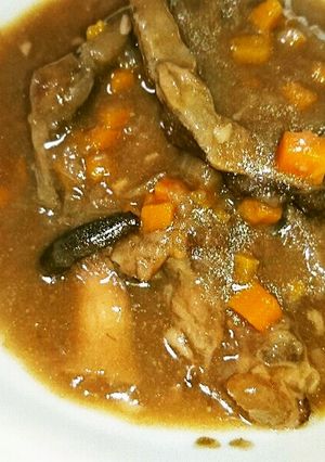 牛すね肉のみそ赤ワイン煮-レシピのメイン写真
