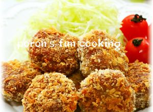 ソース不要＊揚げない一口とんかつ甘辛味-レシピのメイン写真
