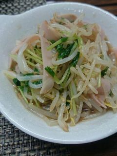 簡単5分でもう一品☆豆苗もやしのごま和え-レシピのメイン写真