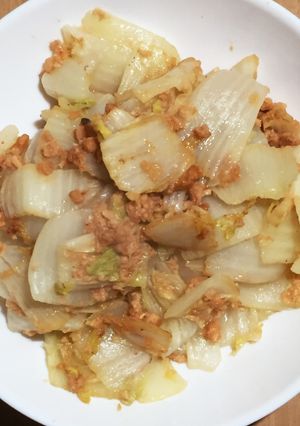 白菜鮭フレーク蒸し-レシピのメイン写真