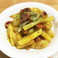รูปของ ジャーマンポテト カレー味