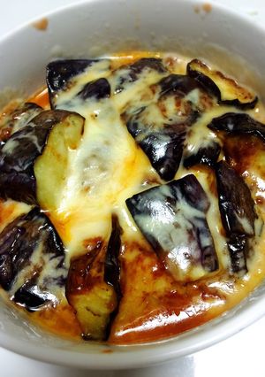 オーブンいらず！簡単なすのチーズ焼き-レシピのメイン写真