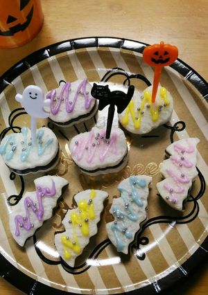 スライス生チョコでハロウィンチョコサンド-レシピのメイン写真