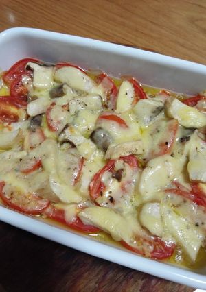 トマトのチーズ焼き-レシピのメイン写真