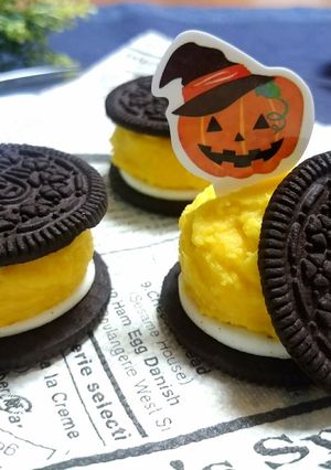 お手軽ハロウィン★オレオかぼちゃサンド-レシピのメイン写真