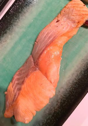 皮パリパリふわふわジューシー焼き鮭-レシピのメイン写真