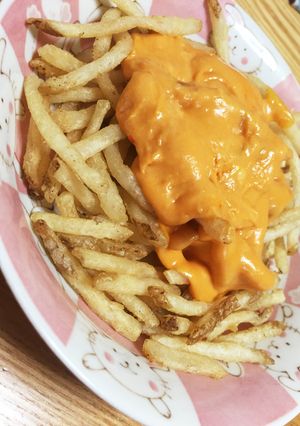 ポテトにとろーり☆スイートチリチーズがけ-レシピのメイン写真