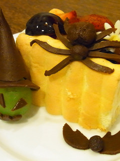 スライス生チョコでハロウィンデコケーキ☆-レシピのメイン写真