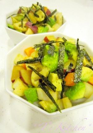 アボカドと根菜のコロコロキューブ丼-レシピのメイン写真