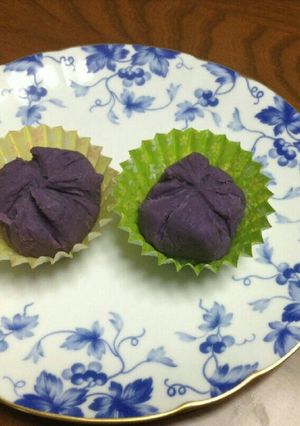 甘さ控えめ紫芋和菓子-レシピのメイン写真