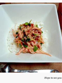 さっぱり梅と蒸し鶏の冷やし茶漬け-レシピのメイン写真