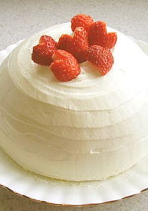 いちごのドームケーキ-レシピのメイン写真