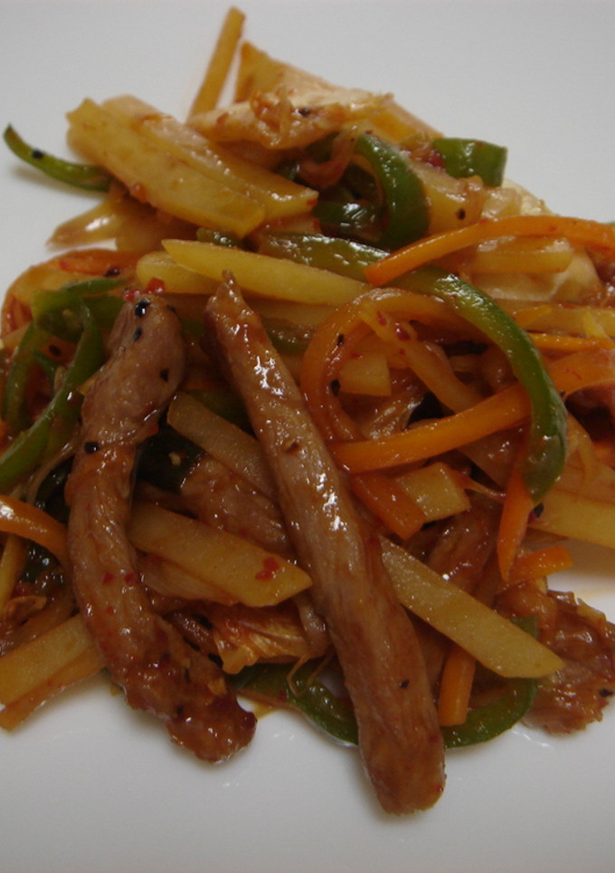豚肉と野菜のキムチ炒め♪-レシピのメイン写真