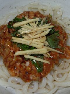 キムチ納豆☆冷やしうどん-レシピのメイン写真