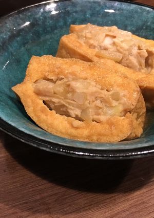 煮込むまであっという間！絹揚げの肉詰め-レシピのメイン写真
