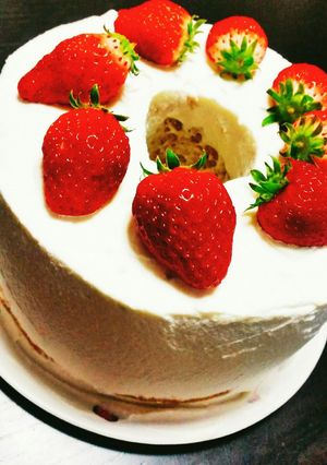 ふわふわ❤基本のプレーンシフォンケーキ-レシピのメイン写真