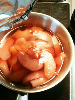 りんごのコンポート(赤ワイン煮)-レシピのメイン写真