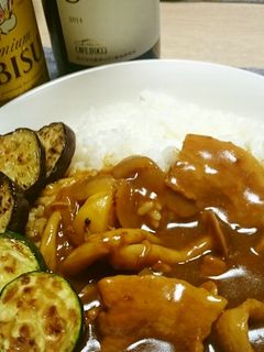 ワインに合う♪豚バラと焼きなすのカレー-レシピのメイン写真