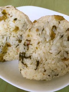 ☆博多辛子高菜 おにぎり-レシピのメイン写真