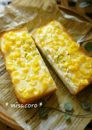 m食パンdeセブンイレブン風コーンパン-レシピのメイン写真