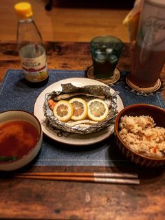 シャケのレモン蒸し-レシピのメイン写真